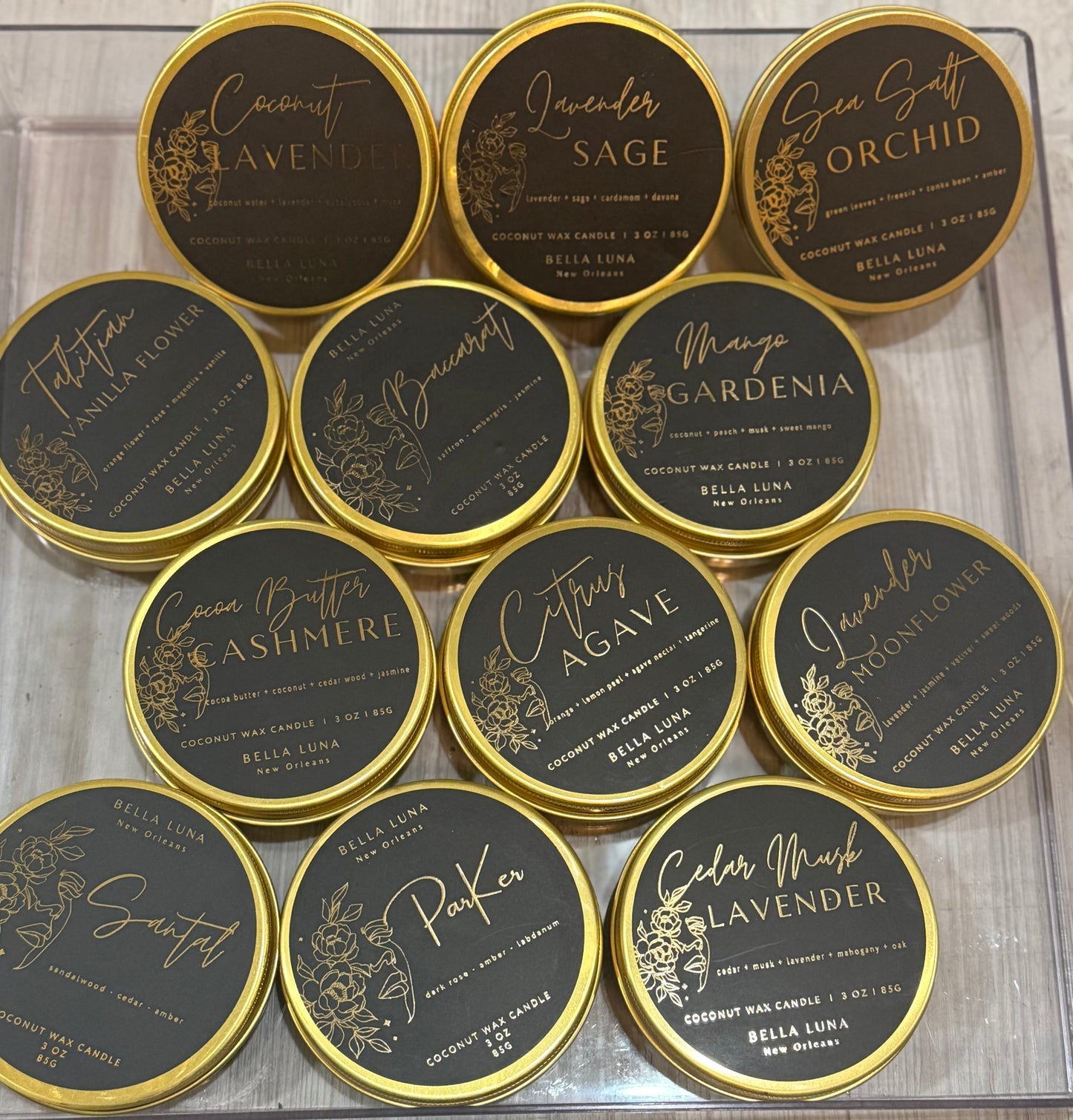 3OZ WOOD WICK CANDLE TIN