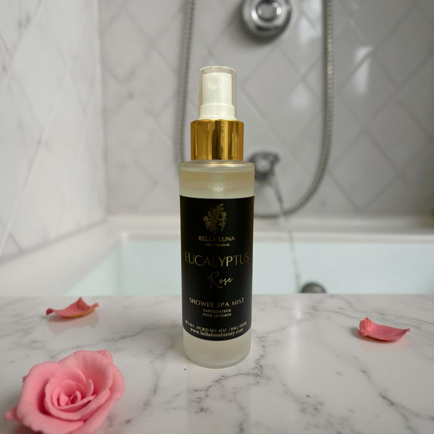4OZ SHOWER SPA MIST - EUCALYPTUS ROSE