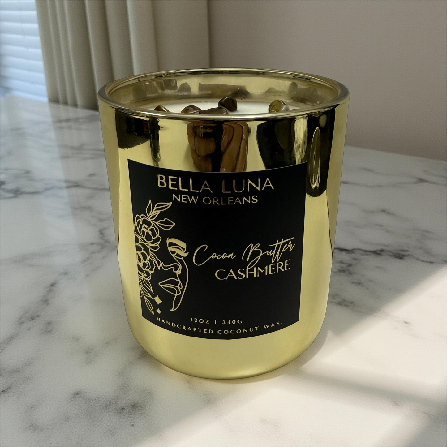 12oz WoodWick candle - Cocoa Butter Cashmere