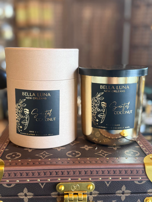 12oz WoodWick candle Santal Coconut