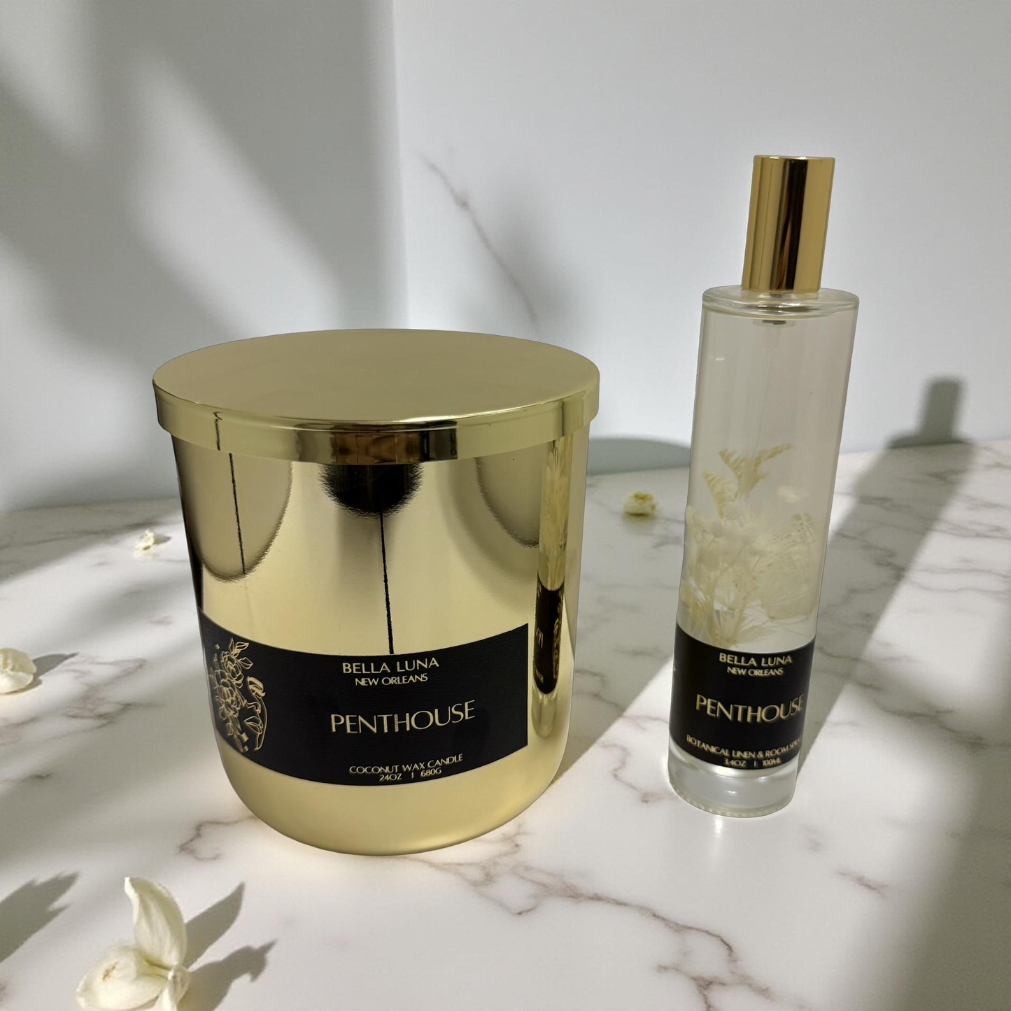 24oz Candle & Linen spray set - Penthouse