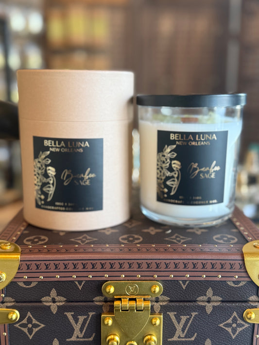12oz WoodWick candle Bamboo Sage