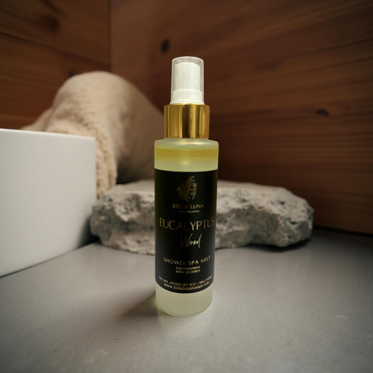4OZ SHOWER SPA MIST - EUCALYPTUS WOOD